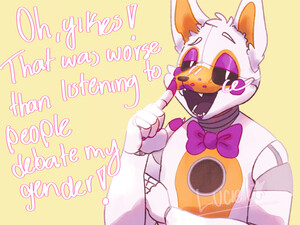 Lolbit and Pink Freddy by SpeedWorker -- Fur Affinity [dot] net