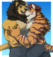 Big Feline Couple