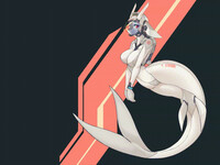 Let your Mermaid astronaut twist her tail