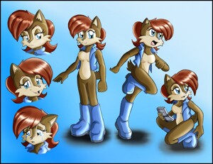 Mighty The Armadillo sprites by zackthefox -- Fur Affinity [dot] net