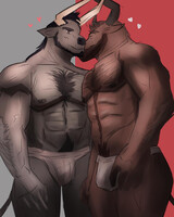 Two warm bulls