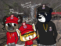 Retsuko Is Fan of LG Twins by HJtheAnimator -- Fur Affinity [dot] net