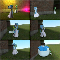 Gardevoir inflates shiny gardevoir 1/2