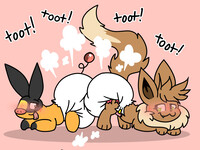 cushy tooty powdery rump bump