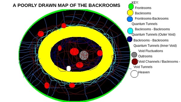 Making a very easy to read map of the backrooms. To make it less