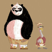 Angry Po and Ping