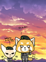 Retsuko Is Fan of LG Twins by HJtheAnimator -- Fur Affinity [dot] net