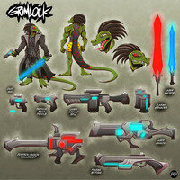 Grimlock Ref 2 Full Arsenal by Bearsafterbunnies