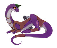 Resting Reptile :: Commission