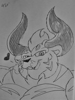 Doodles: A Real Horny Tiger