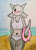 Pooltoy Jetix Logo at Beach