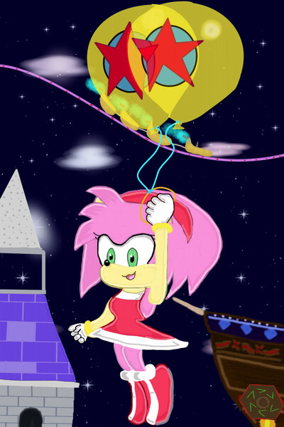 Sonic-Amy Riders by LightBell -- Fur Affinity [dot] net