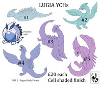 Lugia YCHs