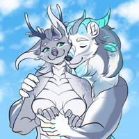 HUG HALF SKETCH COMMISSION #64