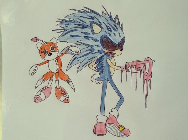 Sonic and Tails. Exe  Sonic, Tails doll, Friend cartoon