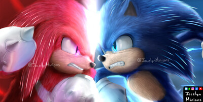 Sonic, Tails, and Knuckles at Sonic by Kitsuoi -- Fur Affinity
