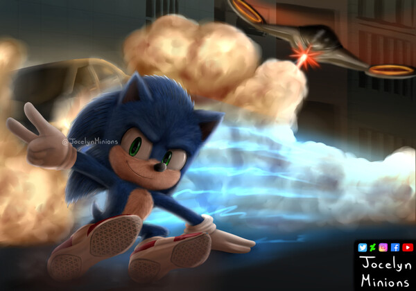 Sonic Vs Shadow (Movie) by JocelynMinions -- Fur Affinity [dot] net