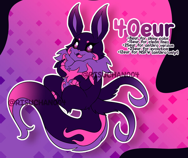 🔮 CLOSED - Arceus x Eevee FUSION ADOPT by risuchan004 -- Fur