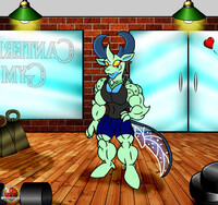 Juniper at the Gym