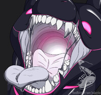 Glowing drooly maw
