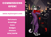 Joker inspired couple's drawing by My Furry Art