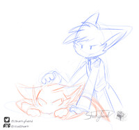 Sketch: Smolder and Eel