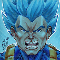 Dragon Ball Vegeta Postit