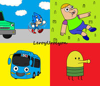 4 doodle images