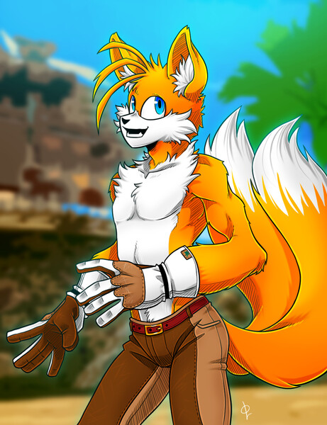 Baby Miles Tails Prower by SchnuffelKuschel -- Fur Affinity [dot] net