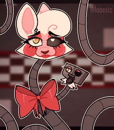 Mangle/Tangle/Lolbit/FF Foxy!! Done as icons a long time ago for