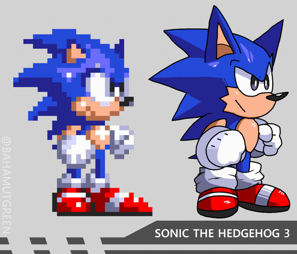 Sonic 3 Sprite Redraw by Genowhirl910 -- Fur Affinity [dot] net