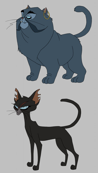 I DRAW CATS — Francis from the old movie felidae inspiration for
