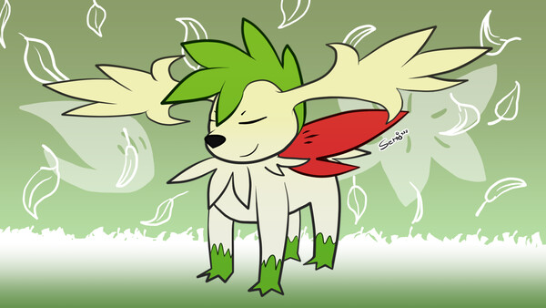 Shaymin nommies by Dreamy_Dee -- Fur Affinity [dot] net