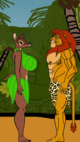 Royal Meeting: Simba & Bambi's Mom