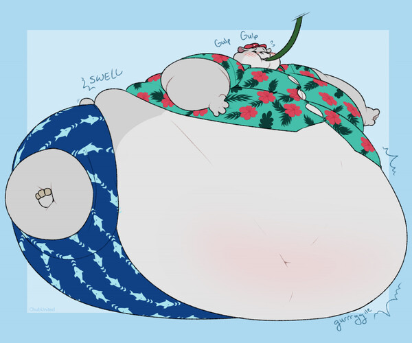 Bubbles' Speedo Inflation by Rebow19 -- Fur Affinity [dot] net