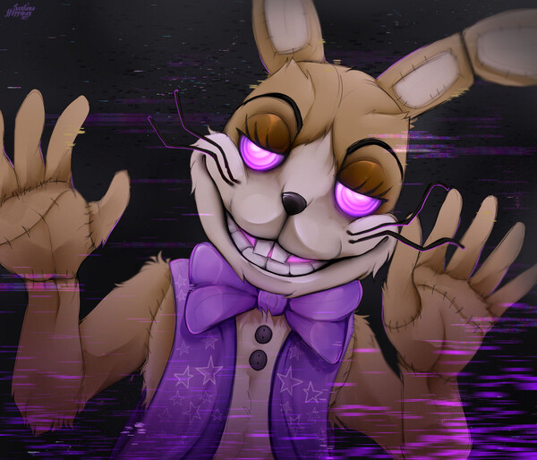 Glitchtrap and Vanny by TeamAvalancheFurrball -- Fur Affinity [dot] net