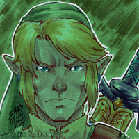 Legend of Zelda Twilight Princess Link Postit