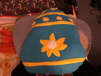 Blue Easter Egg Pillow Gift