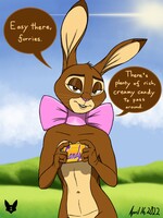 Ms. Caramel Bunny's Easter Greeting