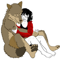 Red and the Wolf: Wolf Cuddles 01