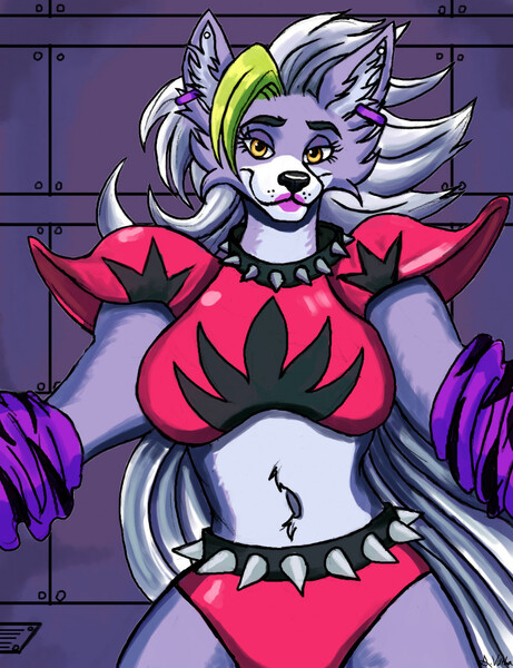 FNAF SB AU] Roxy Fnaf by rucchigo -- Fur Affinity [dot] net