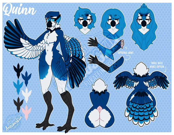 The red blue jay by Weir -- Fur Affinity [dot] net