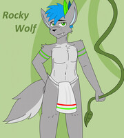 Mr Wolf in underwear (December 2021) by ToonThick -- Fur Affinity