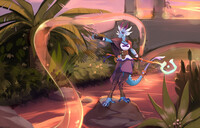 Full Color Comm - Water magic