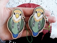 Lovebird Keychains