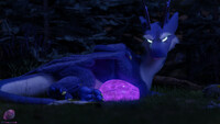 [3D] Lying in the forest