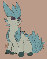 Fan-made Shiny Rock Type Eeveelution