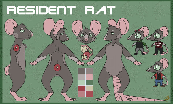 Rat King Reference Sheet by Scaliehazard -- Fur Affinity [dot] net