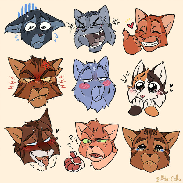 Some Warrior Cats by TheWitebear -- Fur Affinity [dot] net