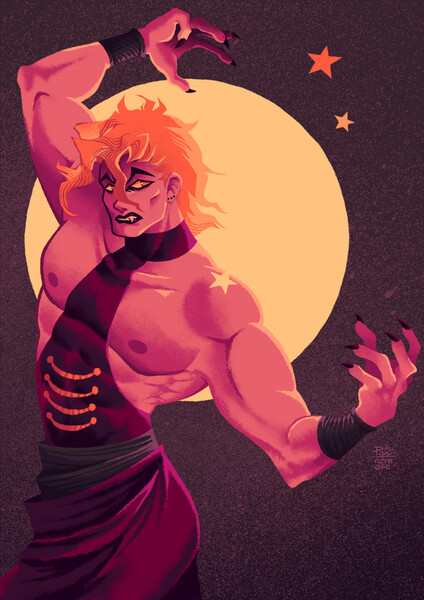 Fanart Dio Brando by oatmeal_kasha -- Fur Affinity [dot] net